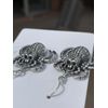 Superb Sterling Silver ~ Tarantula Spider Dangle Earrings, by Som's