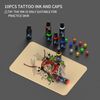 Ttattoo Kit Wireless Complete Pen Machine with Supply Ink Needles Led Power