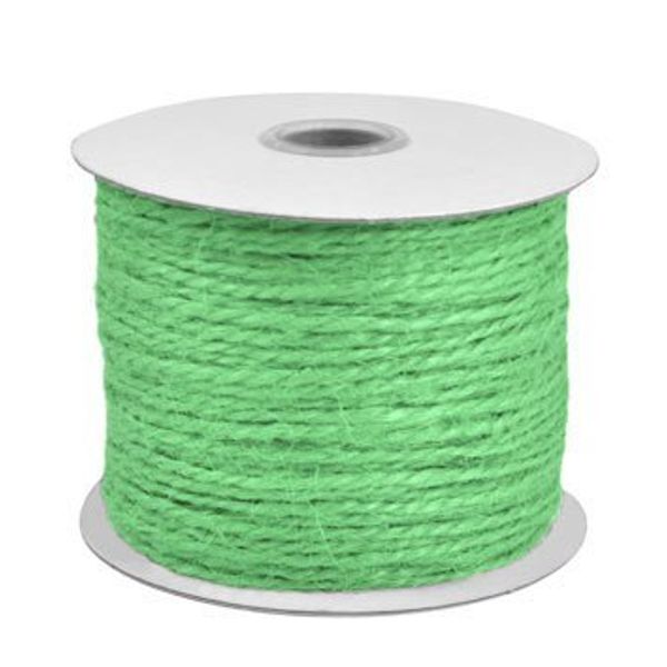 BurlapFabric.com 1.5mm Mint Green Jute Twine - 100 Yards
