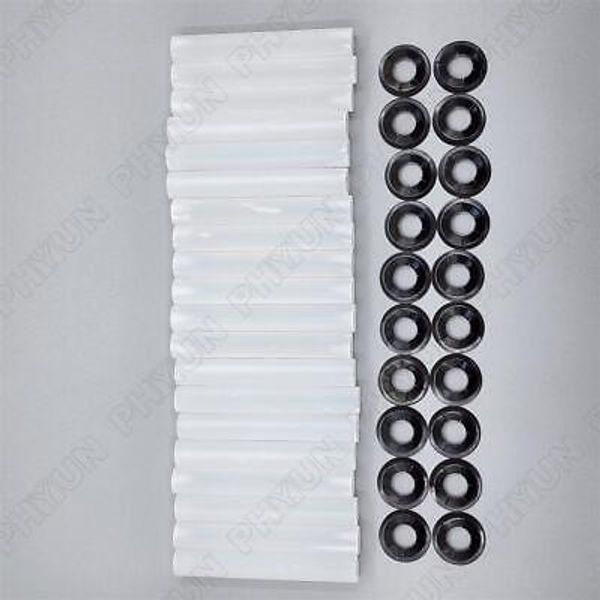 20pcs Door Hinge Sleeves With Roller Shaft Nuts Length 81mm Inner Diameter 11mm