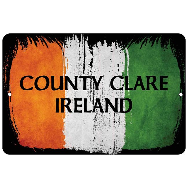 Makoroni - County Clare Ireland Irish Design 12x18 inc Aluminum Decorative Wall Street Sign