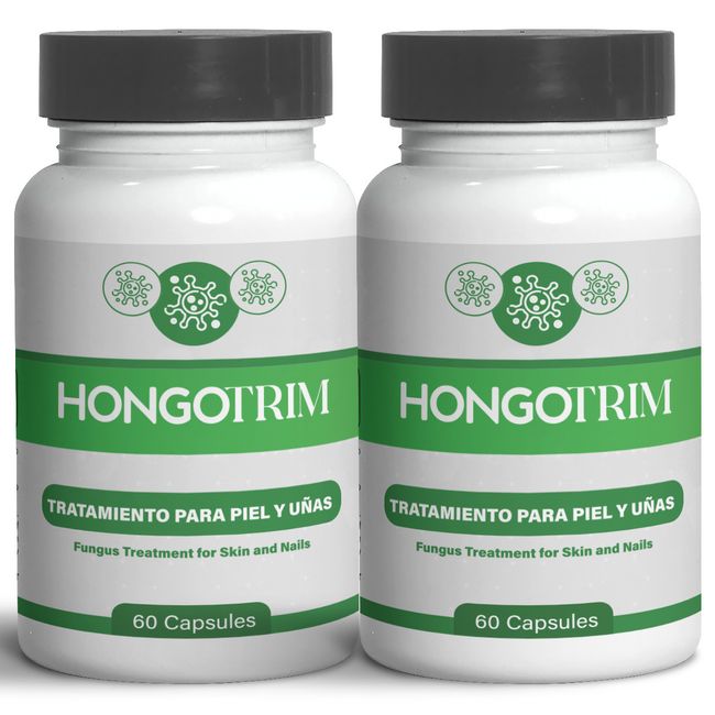 2 HongoTrim 120 Caps AS SEEN TV Fungus Treatment Hongo fungi support pies