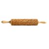 Valek Rolling Pins Wooden Rolling Pin with Embossed Pattern Spiral