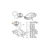Saab Original 9-5 Tailgate Emblem 12844159