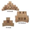 UBMOVE 3 Room Basic Kit 42 Packing Boxes and Supplies for Moving