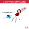 Ever Ready First Aid Porta Transportable Sharps Container with Locking Mechanism