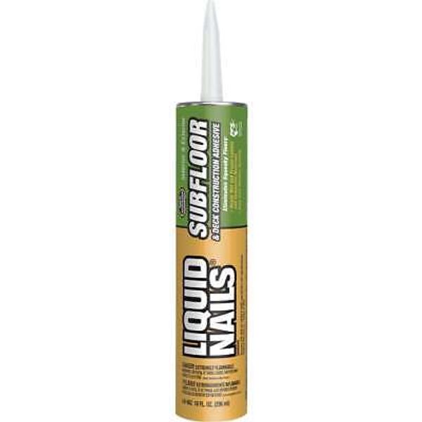 LIQUID NAILS 10 Oz. Subfloor & Deck Construction Adhesive LN602 LIQUID NAILS