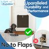 PlexiDor Performance Pet Doors Sliding Track with Flip Lock, Medium, Bronze