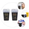Beavorty 2pcs Disposal Case Blades Dispenser Case Razor Blades Disposal Case Barber Shop Storage Bank Container Recycling Box for Home Professional Salon Use
