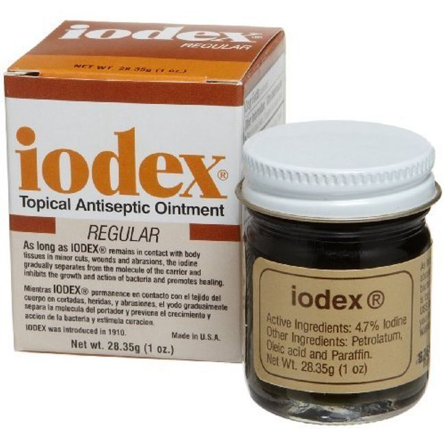 Iodex, Topical Antiseptic Ointment 1-Ounce Jar