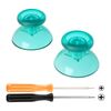 eXtremeRate Emerald Green Replacement 3D Joystick Thumbsticks, Analog Thumb Sticks with Cross Screwdriver for Nintendo Switch Pro Controller - Controller Without