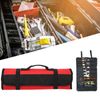 Lairun Red Portable Tool Roll Bag, Multi Pockets, Foldable, Car & Garage Storage