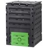 120 Gal Garden Compost Bin with Top Lid Fast Composting Waste Bin for Kitchen 