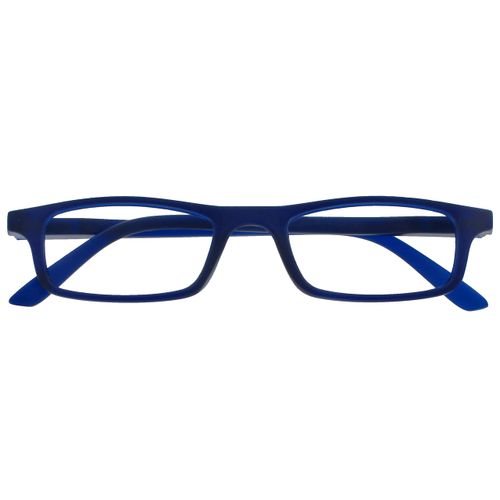 The Reading Glasses Company Matt Navy Blue Lightweight Readers Designer Style Mens Womens Spring Hinges R17-3 +2.50
