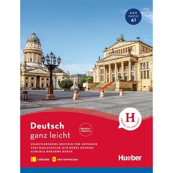 Deutsch ganz leicht A1: Selbstlernkurs Deutsch für Anfänger – Yeni başlayanlar için kendi kendine Almanca öğrenme kursu / Paket: Textbuch + ... Paket: Textbuch + Arbeitsbuch + MP3-Download