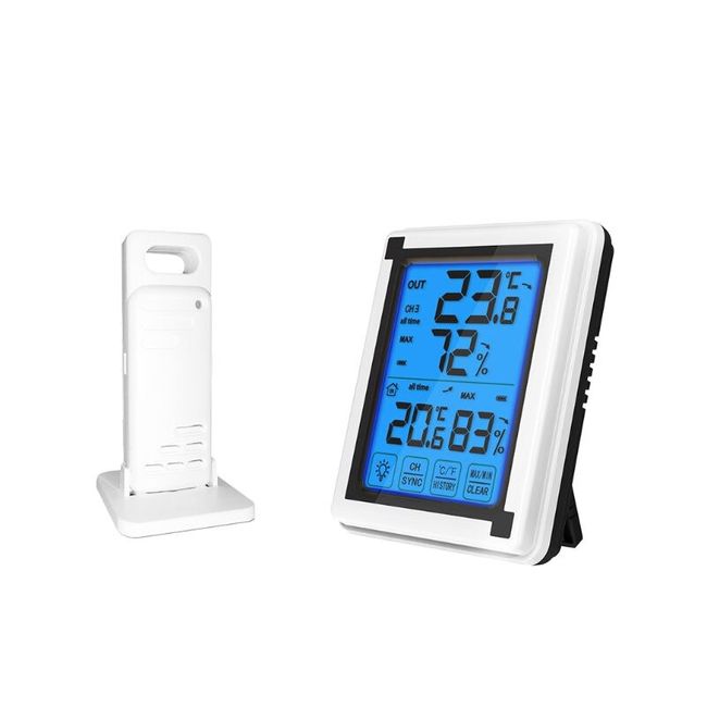 433MHz Wireless Weather Station with Forecast Temperature Digital  Thermometer Hygrometer Humidity Sensor