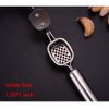 Stainless Steel Garlic Press Crusher Squeezer Masher Professional Kitchen Tool