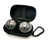 Firstnos 1.57inch Chrome Steel Black Baoding Balls for Hand Therapy, Exercise, and Stress Relief,2pcs