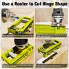 Door Hinge Jig, Door Hinge Mortiser, Hinge Installation Kit, Door Hinge Route...