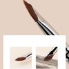 2 Pcs Multi-functional Eyeliner, Eyebrow Brush, Makeup Brush, Eyebrow Brush, Makeup Brush, Diagonal Type, Extra Fine, High-grade Fiber Hair, Portable, Easy to Use, Gentle, Easy to Draw, Eyeliner, Eyeshadow, Eyebrow Hairline, For Beginners & Professionals