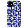 Case for iPhone 11 Evil Eye Pattern Turkish Eye Lashes Blue Eye