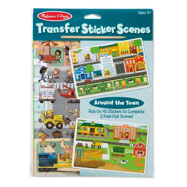 Transfer Sticker Scenes (Around The Town)