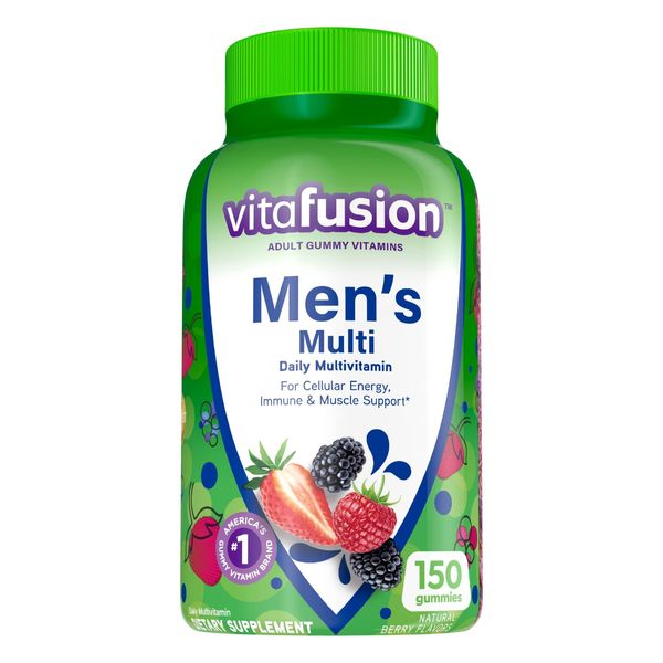 Vitafusion Men's Powerful Multi Gummies 1 Count Berry Flavor Immune Support