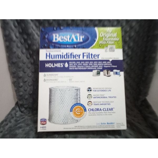 BestAir C H65 Replacement Humidifier Filter, for Sunbeam, Holmes, Bionaire, GE