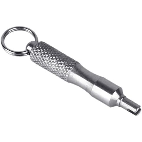 WsjiaboFux Silver Tire Valve Core Screwdriver for Car Motor Tyre Installation Repair Deflating Screw Driver Tool Stainless Keychain Design Tire Repair Tools Tire and Wheel Tools