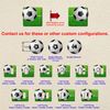 Off The Wall Plates - Soccer Ball Decorative Acrylic Electrical Cover - Triple Light Switch