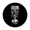 Synthesizer Head Skeleton Nerd Producer Studio Analog Synth PopSockets Swappable PopGrip