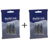 Vantamo Identity Theft Protection Roller Stamps - Refills (6 Refills, Ink Refill)