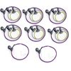 Quirky BND1CW1 Bandits AllPurpose Rubber Bands with Hooks 2Pack