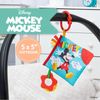 Mickey Mouse Soft Teether Book for Babies with Crinkle Squeak and Mirror