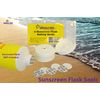 6 Pack Sunscreen Flask and Lotion Flask Lid Seals by Smuggle Mug