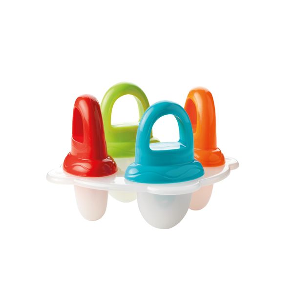 Nuby Fruitcicles, Multicoloured, 4 Count (Pack of 1)