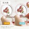 Kizamu Personalized Compact Mirror Gift Gift Cherry Blossom Pattern (Purple)