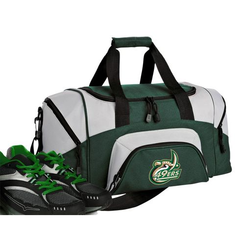 SMALL University of North Carolina Charlotte Duffle Bag UNCC 49ers Gym Bag or Carryon Travel Bag