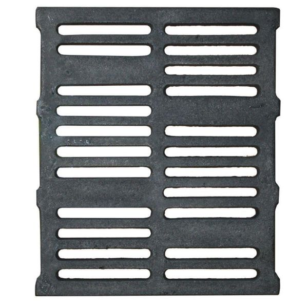 US Stove Fireplace Grate Black Heavy Duty Cast Iron 9.875 in. W x 11.625 in. D