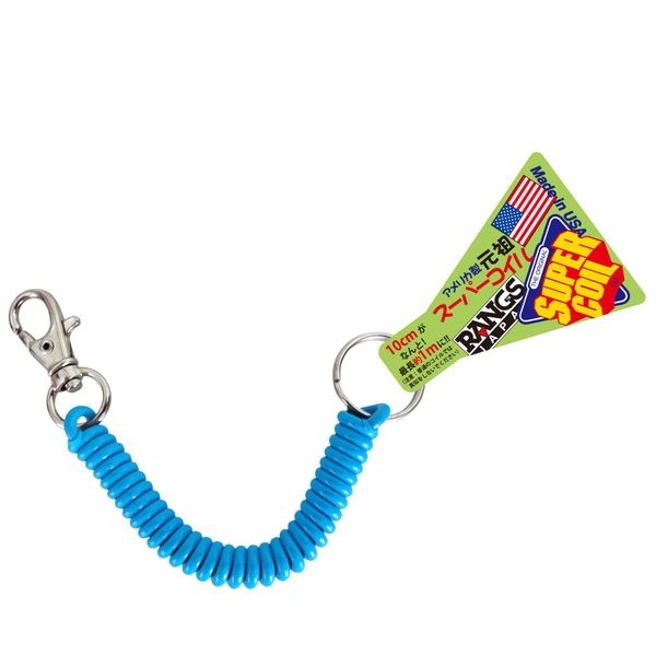 LANGS Super Coil Clip on Key Coil Blue
