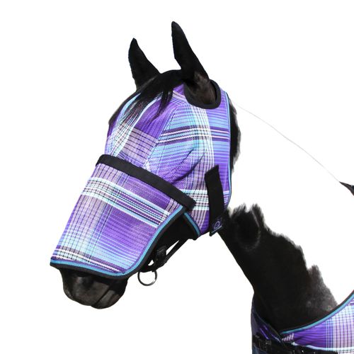 Kensington Fly Mask w/Web & Nose Size: L-Avg Color: 2017-Lavender Mint