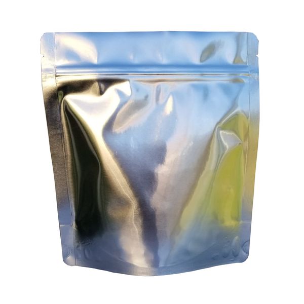 PackFreshUSA: Quart (7" x 9" x 3") AirTight Seal-Top Stand-Up Mylar Pouch Bags for Long-Term Food Storage - Premium 7 Mil Thick (Per Side) - Resealable - Heat Sealable - Rounded Corners - 50 Pack