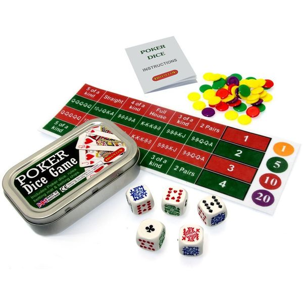 Pocket / Travel Poker Dice game