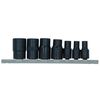 1/4in + 3/8in Drive Female Impact Impacted E Torx Star Sockets E6 – E16 7pc Set