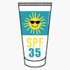 Magnet Summer Sunscreen Viny Magnetic Bumper Sticker 5"