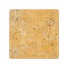 Gold (Yellow) Travertine 4 X 4 Field Tile, Tumbled