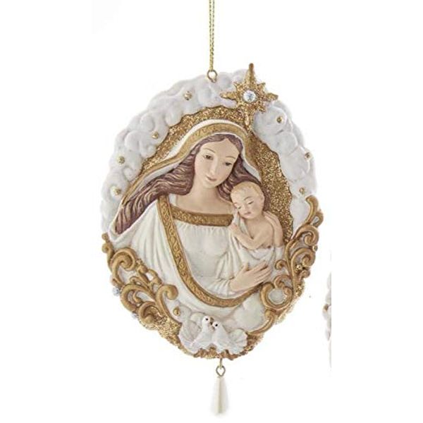 Kurt Adler Madonna & Child Ornament
