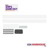 Dominator Race 346-WH, Kit White Plastic Valance Dominator Ss White Performance