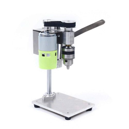 Mini Bench Drill Press 2 Speed Portable Drill Press Stand Drilling Machine Workbench Electric Repair Tool (US Stock)
