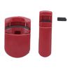 Eyelash Curler, 2pcs Fast Heating Eyelash Curler Thermal Eyelash Curler Eyelash Curler With Silicone Filling Portable Eyelash Curler Mini Eyelash Curler Tool Long Lasting Eyelash Curler Set(red)